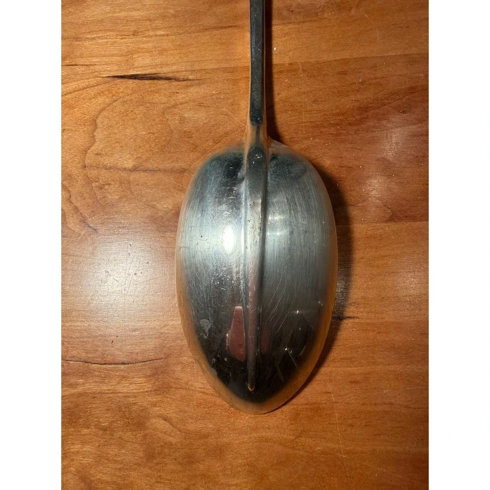 Vintage S.G. England‎ 13 Inch Large Silverplate Bastings Serving Spoon